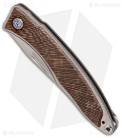 Chris Reeve Mnandi Gentleman's Knife Striped Platan (2.75" Satin) -Chris Reeve Store Chris Reeve Mnandi Gentlemans Knife Striped Platan satin BHQ 80790 er spine