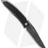 Chris Reeve Mnandi Left Handed Knife Carbon Fiber (2.75" Raindrop Damascus)