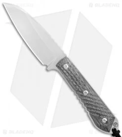 Chris Reeve Nyala Insingo Fixed Blade Knife Black Micarta (3.75" Stonewash)