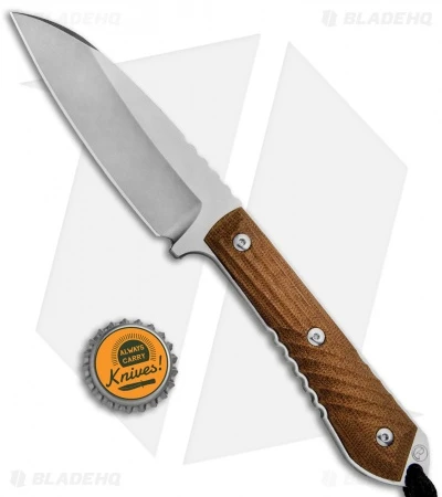 Chris Reeve Nyala Insingo Fixed Blade Knife Brown Micarta (3.75" Stonewash) 6 Chris Reeve Nyala Insingo Fixed Blade Knife Brown Micarta (3.75" Stonewash) - Image 4