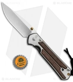 Chris Reeve Large Sebenza 21 Knife W/ Striped Platan Inlays (3.6" Satin) -Chris Reeve Store Chris Reeve Sebenza 21 Large Striped Platan L21 1234 BHQ 80788 jr bottlecap