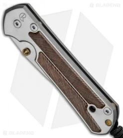 Chris Reeve Large Sebenza 21 Knife W/ Striped Platan Inlays (3.6" Satin) -Chris Reeve Store Chris Reeve Sebenza 21 Large Striped Platan L21 1234 BHQ 80788 jr spine