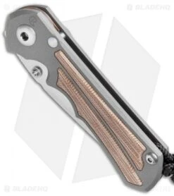 Chris Reeve Knives Small Inkosi Frame Lock Knife Natural Micarta (2.75" SW) CRK -Chris Reeve Store Chris Reeve Small Inkosi Natural Micarta BHQ 50448 jr spine 1