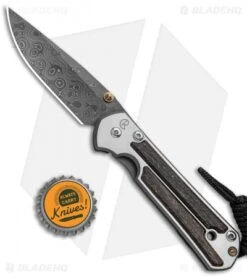 Chris Reeve Small Sebenza 21 Knife W/ Bog Oak Inlays (2.94" Damascus) -Chris Reeve Store Chris Reeve Small Sebenza 21 Bog Oak Inlays Raindrop Damascus BHQ 87909 jr bottlecap