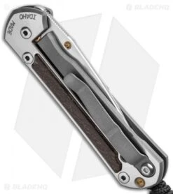 Chris Reeve Small Sebenza 21 Knife W/ Bog Oak Inlays (2.94" Satin) -Chris Reeve Store Chris Reeve Small Sebenza 21 Bog Oak Inlays Satin S21 1082 BHQ 87905 jr side