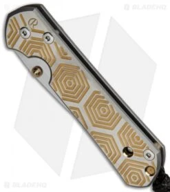 Chris Reeve Small Sebenza 21 Knife CGG Hex (2.94" Satin) -Chris Reeve Store Chris Reeve Small Sebenza 21 CGG Hex Gold BHQ 67728 jr spine