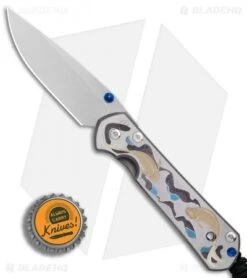 Chris Reeve Small Sebenza 21 Folding Knife CGG Koi Pond (2.94" Stonewash) -Chris Reeve Store Chris Reeve Small Sebenza 21 CGG Koi Pond SW BHQ 80797 er bottlecap