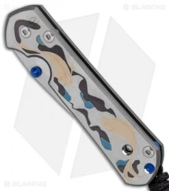 Chris Reeve Small Sebenza 21 Folding Knife CGG Koi Pond (2.94" Stonewash) -Chris Reeve Store Chris Reeve Small Sebenza 21 CGG Koi Pond SW BHQ 80797 er spine