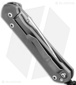 Chris Reeve Small Sebenza 21 Knife CGG "Think Twice Code" (2.94" Stonewash) -Chris Reeve Store Chris Reeve Small Sebenza 21 CGG Think Twice Code SW BHQ 67737 jr side