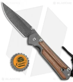 Chris Reeve Small Sebenza 21 Drop Point Natural Micarta Inlays Ladder Dam -Chris Reeve Store Chris Reeve Small Sebenza 21 DP Natural Micarta Inlays Ladder Damascus BHQ 94357 jr bottlecap