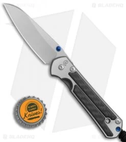Chris Reeve Small Sebenza 21 Insingo Knife Carbon Fiber Inlay (2.94" SW) -Chris Reeve Store Chris Reeve Small Sebenza 21 Insingo CF inlay SW BHQ 16730 er bottlecap