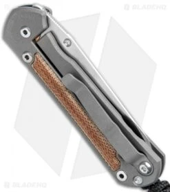 Chris Reeve Small Sebenza 21 Insingo Knife W/ Natural Micarta Inlays (2.94" SW) -Chris Reeve Store Chris Reeve Small Sebenza 21 Insingo Natural Micarta Inlays SW BHQ 94283 jr side