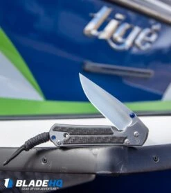 Chris Reeve Small Sebenza 21 Knife W/ CF Inlays (2.94" Polished) Exclusive -Chris Reeve Store Chris Reeve Small Sebenza 21 Knife CF Inlays Polished Exclusive BHQ 16429 kp tige web
