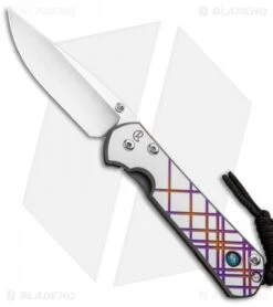 Chris Reeve Small Sebenza 21 Knife Unique Graphic Triple Opal (2.94" Satin)