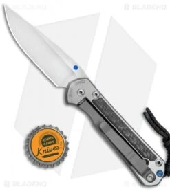 Chris Reeve Left-Hand Small Sebenza 21 Knife W/ CF Inlays (2.94" Satin) -Chris Reeve Store Chris Reeve Small Sebenza 21 LH CF Satin BHQ 79671 jr bottlecap