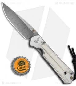 Chris Reeve Small Sebenza 21 Knife W/ Mammoth Inlays (2.94" Ladder Damascus) -Chris Reeve Store Chris Reeve Small Sebenza 21 Mammoth Inlay Ladder Damascus BHQ 79726 jr bottlecap
