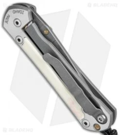 Chris Reeve Small Sebenza 21 Knife W/ Mammoth Inlays (2.94" Ladder Damascus) -Chris Reeve Store Chris Reeve Small Sebenza 21 Mammoth Inlay Ladder Damascus BHQ 79726 jr side