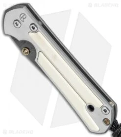 Chris Reeve Small Sebenza 21 Knife W/ Mammoth Inlays (2.94" Ladder Damascus) -Chris Reeve Store Chris Reeve Small Sebenza 21 Mammoth Inlay Ladder Damascus BHQ 79726 jr spine