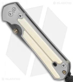 Chris Reeve Small Sebenza 21 Knife W/ Mammoth Inlays (2.94" Rain Drop Damascus) -Chris Reeve Store Chris Reeve Small Sebenza 21 Mammoth rain drop damascus BHQ 76798 er spine