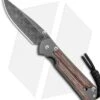Chris Reeve Small Sebenza 21 Knife W/ Micarta Inlays (2.94" Raindrop Damascus) -Chris Reeve Store Chris Reeve Small Sebenza 21 Natural Canvas Micarta Raindrop Damascus BHQ 99427 jr