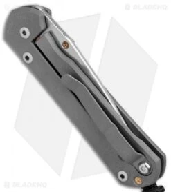 Chris Reeve Small Sebenza 21 Folding Knife Plated CGG (2.94" Stonewash) -Chris Reeve Store Chris Reeve Small Sebenza 21 Plated CGG SW BHQ 80800 er side