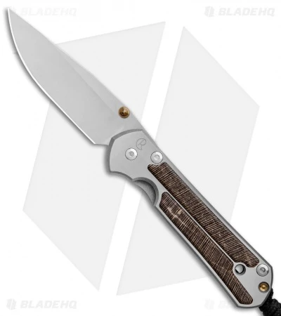 Chris Reeve Small Sebenza 21 Folding Knife W/ Striped Platan (2.94" Satin) 3 Chris Reeve Small Sebenza 21 Folding Knife W/ Striped Platan (2.94" Satin)
