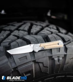Chris Reeve Small Sebenza 21 Tanto Knife W/ Natural Micarta Inlays (2.94" SW) -Chris Reeve Store Chris Reeve Small Sebenza 21 Tanto Knife Natural Micarta Inlays SW BHQ 94284 kp tire web