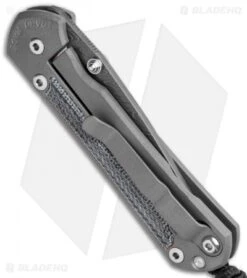 Chris Reeve Small Sebenza 31 Knife Black Micarta Double Lug (Boomerang Damascus) -Chris Reeve Store Chris Reeve Small Sebenza 31 Black Micarta Double Thumb Lug Boomerang Damascus BHQ 116117 jr side