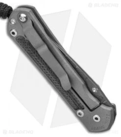 Chris Reeve Left-Hand Small Sebenza 31 Knife Black Micarta (2.94" Ladder Dam) -Chris Reeve Store Chris Reeve Small Sebenza 31 Black Micarta Ladder Damascus Left Hand BHQ 98981 LS Side