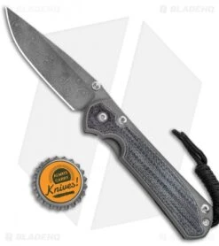 Chris Reeve Small Sebenza 31 Knife Black Micarta (2.94" Raindrop Damascus) -Chris Reeve Store Chris Reeve Small Sebenza 31 Black Micarta Raindrop Damascus BHQ 98987 jr bottlecap