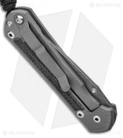 Chris Reeve Left Hand Small Sebenza 31 Black Micarta (2.94" Raindrop Dama) -Chris Reeve Store Chris Reeve Small Sebenza 31 Black Micarta Raindrop Damascus Left Hand BHQ 98986 LS Side