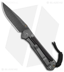 Chris Reeve Left Hand Small Sebenza 31 Bog Oak (3" Ladder Damascus) -Chris Reeve Store Chris Reeve Small Sebenza 31 Bog Oak Ladder Damascus Left Hand BHQ 98992 td right side