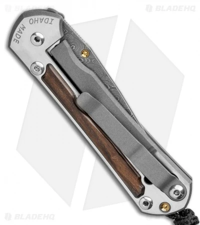 Chris Reeve Small Sebenza 31 Knife Bog Oak (2.94" Raindrop Damascus) 5 Chris Reeve Small Sebenza 31 Knife Bog Oak (2.94" Raindrop Damascus) - Image 3