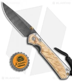 Chris Reeve Small Sebenza 31 Frame Lock Knife Box Elder (2.94" Ladder Damascus) -Chris Reeve Store Chris Reeve Small Sebenza 31 Box Elder Ladder Damascus BHQ 98998 jr bottlecap