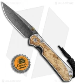 Chris Reeve Small Sebenza 31 Frame Lock Knife Box Elder (3" Raindrop Damascus) -Chris Reeve Store Chris Reeve Small Sebenza 31 Box Elder Raindrop Damascus BHQ 98996 jr bottlecap