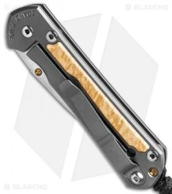 Chris Reeve Store -Chris Reeve Store Chris Reeve Small Sebenza 31 Frame Lock Knife Box Elder 2in 94cm Stone wash LH BHQ 138476 td spine