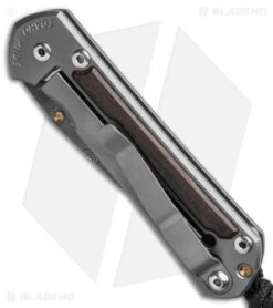 Chris Reeve Small Sebenza 31 Left Hand Knife Bog Oak (2.94" Raindrop Dama) -Chris Reeve Store Chris Reeve Small Sebenza 31 Knife Bog Oak LH 2in Raindrop Dama BHQ 98994 td spine