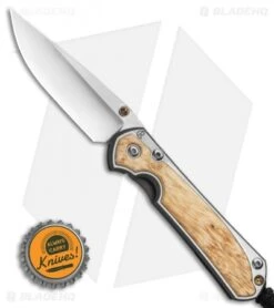 Chris Reeve Small Sebenza 31 Frame Lock Knife Box Elder (2.94" Stonewash) 9 Chris Reeve Small Sebenza 31 Frame Lock Knife Box Elder (2.94" Stonewash) -Chris Reeve Store Chris Reeve Small Sebenza 31 Knife Box Elder 2.94in Stonewash BHQ 99001 LS Bottlecap