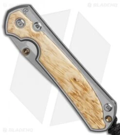 Chris Reeve Small Sebenza 31 Frame Lock Knife Box Elder (2.94" Stonewash) 7 Chris Reeve Small Sebenza 31 Frame Lock Knife Box Elder (2.94" Stonewash) -Chris Reeve Store Chris Reeve Small Sebenza 31 Knife Box Elder 2.94in Stonewash BHQ 99001 LS Spine