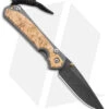 Chris Reeve Left Hand Small Sebenza 31 Frame Lock Knife Box Elder (3" Raindrop)