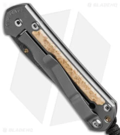 Chris Reeve Left Hand Small Sebenza 31 Frame Lock Knife Box Elder (3" Raindrop) -Chris Reeve Store Chris Reeve Small Sebenza 31 Knife Box Elder LH 3in Raindrop Dama BHQ 98995 td spine