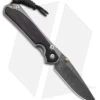 Chris Reeve Small Sebenza 31 Knife Left Hand Ebony (2.94" Raindrop Damascus)