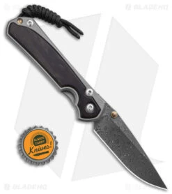 Chris Reeve Small Sebenza 31 Knife Left Hand Ebony (2.94" Raindrop Damascus) -Chris Reeve Store Chris Reeve Small Sebenza 31 Knife Ebony LH 32n Raindrop Dama BHQ 99007 td size