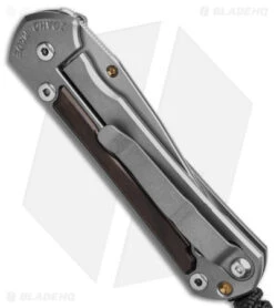 Chris Reeve Small Sebenza 31 Frame Lock Knife Bog Oak (3" SW) -Chris Reeve Store Chris Reeve Small Sebenza 31 Knife Macassar Ebony 2in Stonewash BHQ 99002 td side