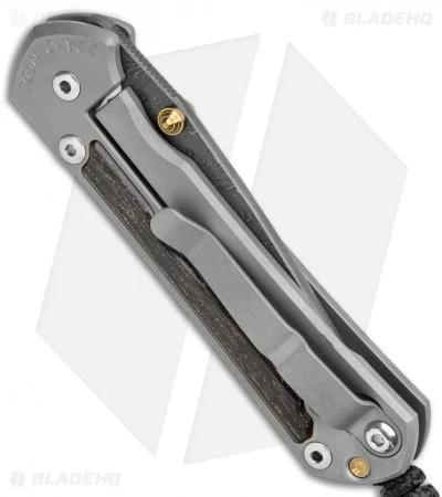 Chris Reeve Small Sebenza 31 Knife Bog Oak Knife Double Lug (2.94" Damascus) 5 Chris Reeve Small Sebenza 31 Knife Bog Oak Knife Double Lug (2.94" Damascus) - Image 3