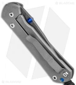 Chris Reeve Small Sebenza 31 Knife Titanium Double Lug (2.94" Damascus) -Chris Reeve Store Chris Reeve Small Sebenza 31 Knife Ti Double Lug Boomerang Damascus BHQ 135696 jr side