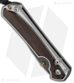 Chris Reeve Left Hand Small Sebenza 31 Macassar Ebony (2.9" Boomerang Damascus) -Chris Reeve Store Chris Reeve Small Sebenza 31 Macassar Ebony Boomerang Damascus Left Hand BHQ 125197 jr spine