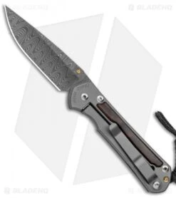 Chris Reeve Left Hand Small Sebenza 31 Knife Macassar Ebony Ladder Damascus -Chris Reeve Store Chris Reeve Small Sebenza 31 Macassar Ebony Ladder Damascus Left Handed BHQ 99006 jr left