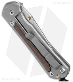 Chris Reeve Small Sebenza 31 Frame Lock Knife Macassar Ebony (2.94" SW) -Chris Reeve Store Chris Reeve Small Sebenza 31 Macassar Ebony SW BHQ 180408 jr side