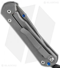 Chris Reeve Small Sebenza 31 Knife Titanium (2.94" Ladder Damascus) -Chris Reeve Store Chris Reeve Small Sebenza 31 Natural Micarta Ladder Damascus BHQ 98983 jr side